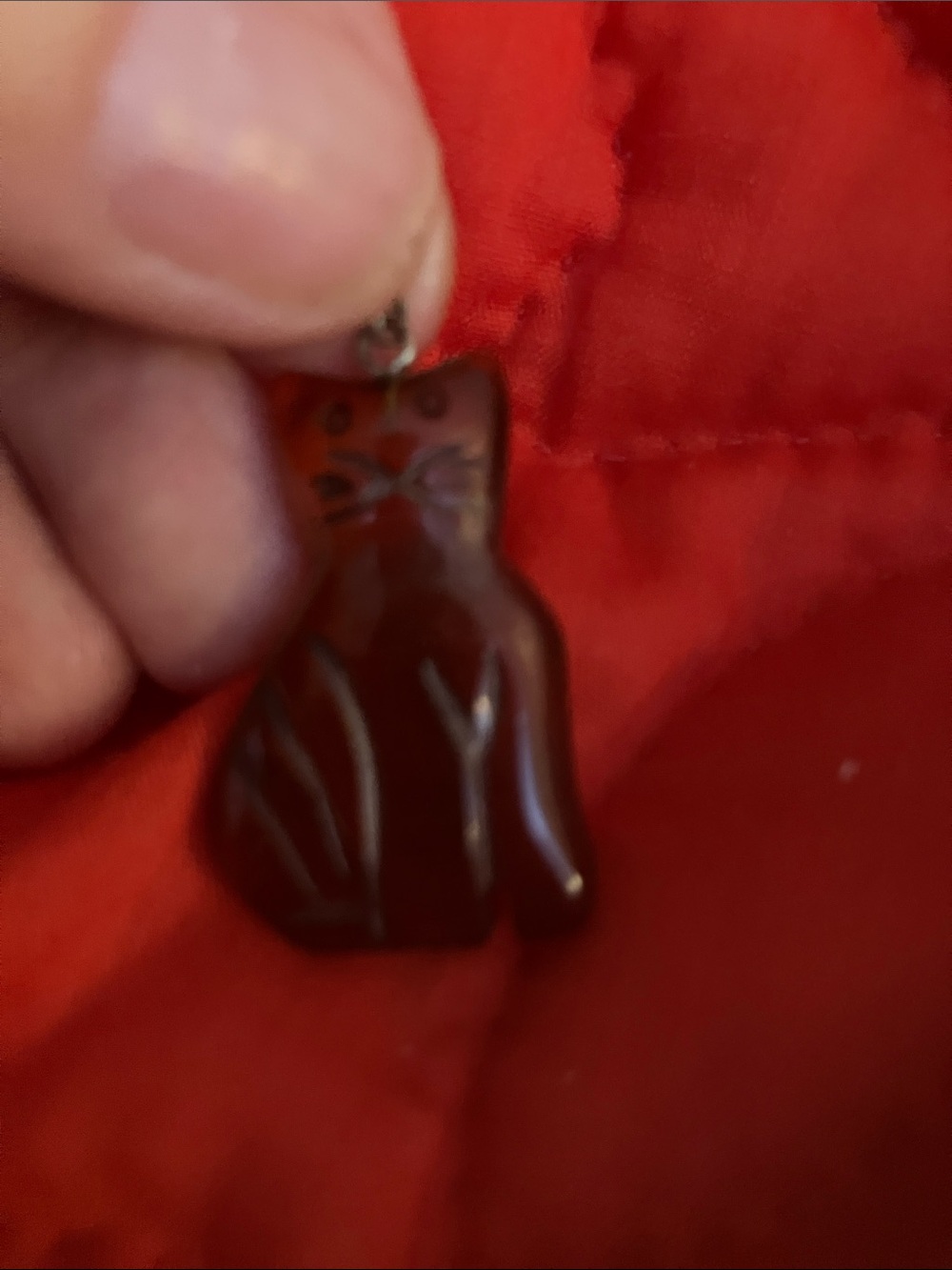 Brown Cat Pendant Necklace Charm - Pet Lover Jewelry